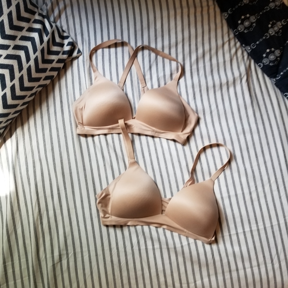 2X Sunnie Wireless Bras, Straight & Cross-Straps